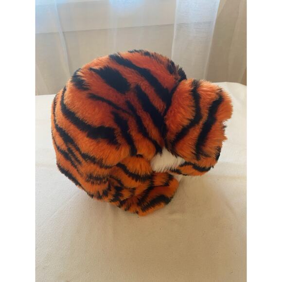 Daphne Tiger Plush Hand Puppet 12" Orange Striped Kids Show Homeschool Theater - Picture 3 of 13
